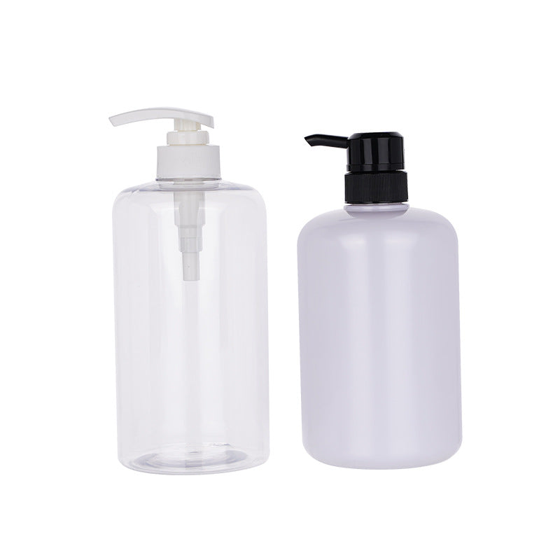 Shampoo and shower gel empty bottles, push-type large-capacity refillable bottles, travel customized plastic bottles