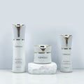 Factory direct cosmetics set: premium glass lotion bottles for serums, essences, toner, emulsions, and creams
