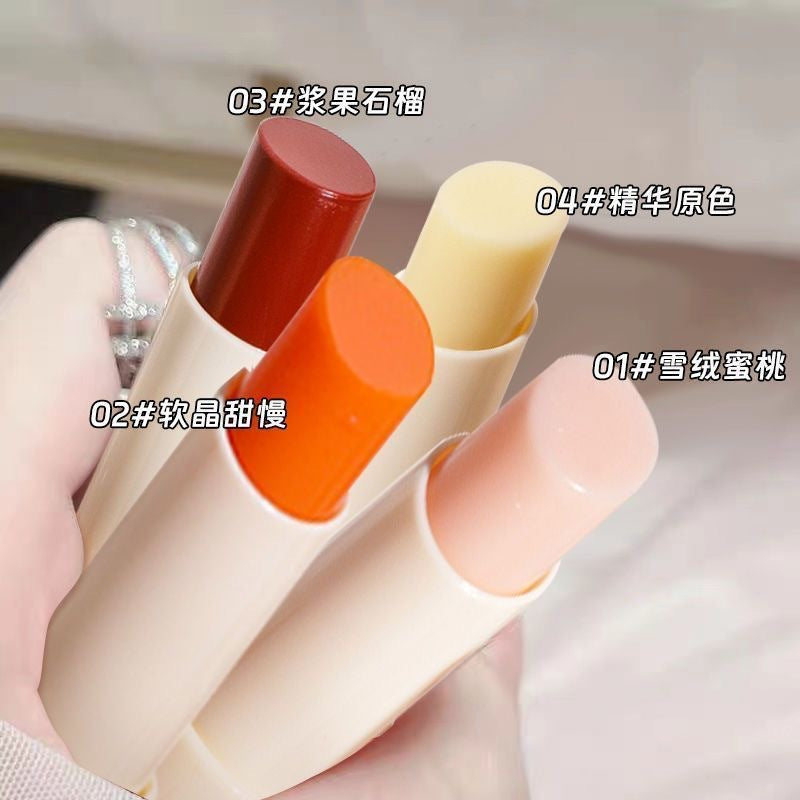 Novo colorful makeup: transformable lipstick - hydrating, moisturizing, exfoliating, reduces lip lines, warm-sensitive color changing lipstick
