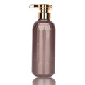 Ready-to-ship pet blow-molded dispensing bottles. gold-colored bottles for shower gel, shampoo, conditioner, lotion, and other liquids. empty plastic pump bottles