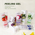 Export pomegranate exfoliating apple cucumber exfoliating gel scrub facial body gentle brightening gel