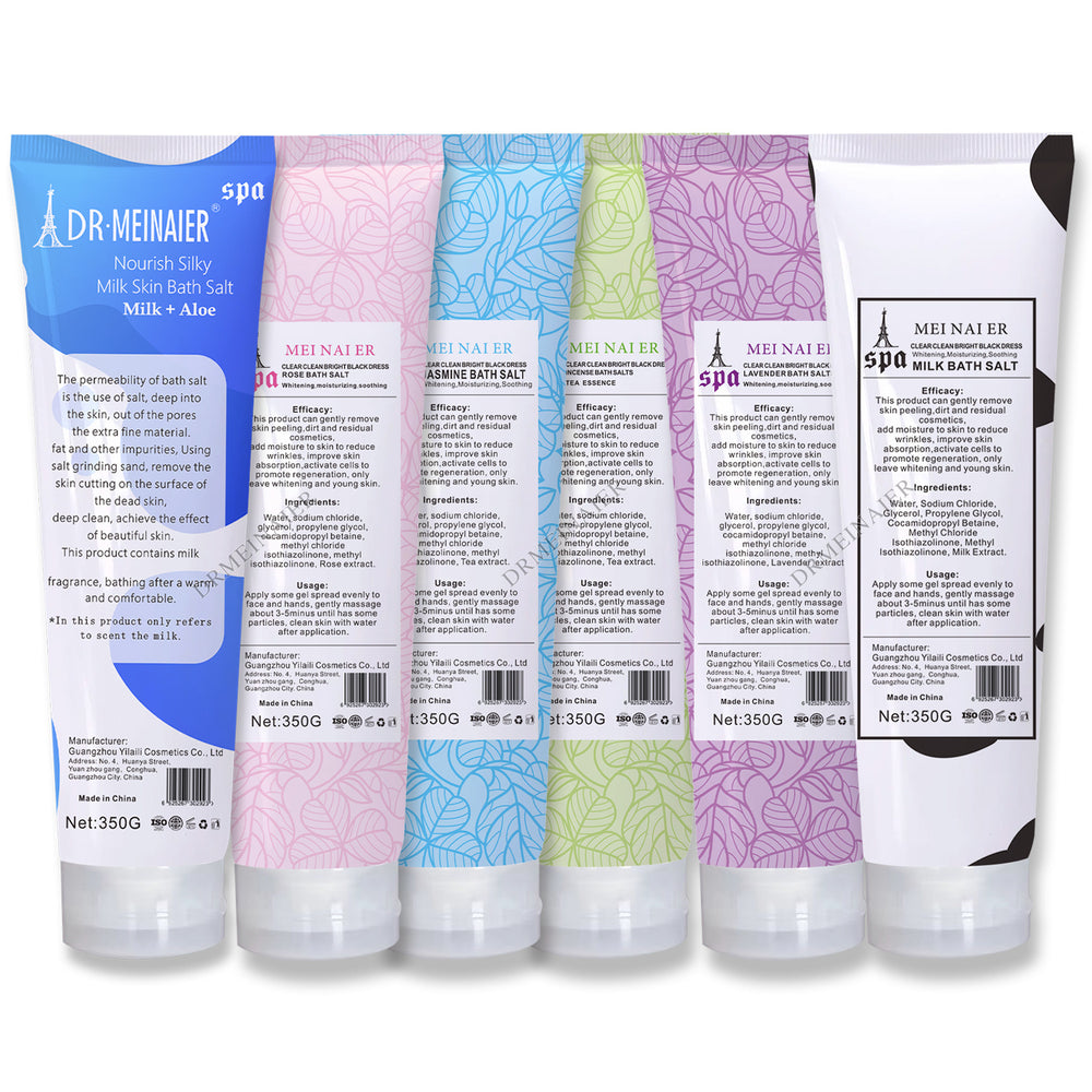 export exfoliating bath salt scrub - deep cleansing, exfoliating, and rejuvenating for face and body