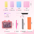 New curling iron set - self-adhesive nylon hair rollers for effortless air bangs and multi-combination styles - perfect for cross-border e-commerce