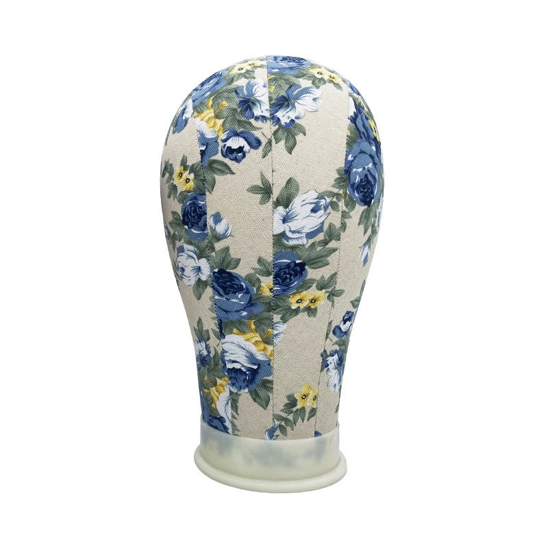 Canvas head mold model head can be inserted into the needle wig holder placement rack cloth model head for styling factory direct sales