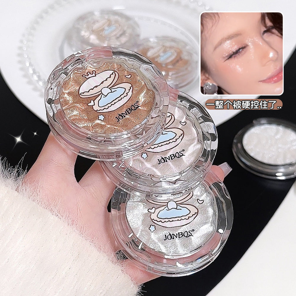 Jonbos light stereo highlight powder face brightening pearlescent fine shimmer chameleon mochi mashed potato highlight cream