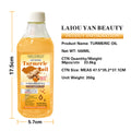 foreign trade turmeric essential oil body massage essential oil open back scraping bb oil ginger oil massage turmeric oil