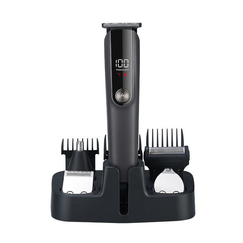usb charging lcd digital display hairdressing scissors for home hair shaver engraving electric hair clipper hair salon electric hairdressing device