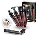 digital display 4-in-1 multifunctional men's grooming kit with extended folding back shaver and body hair trimmer