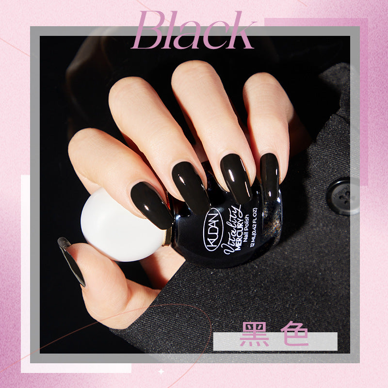Cool dan nail polish - whitening nude color, top coat, black & white, transparent nail polish, water-based, peel-off, no-bake, quick-drying
