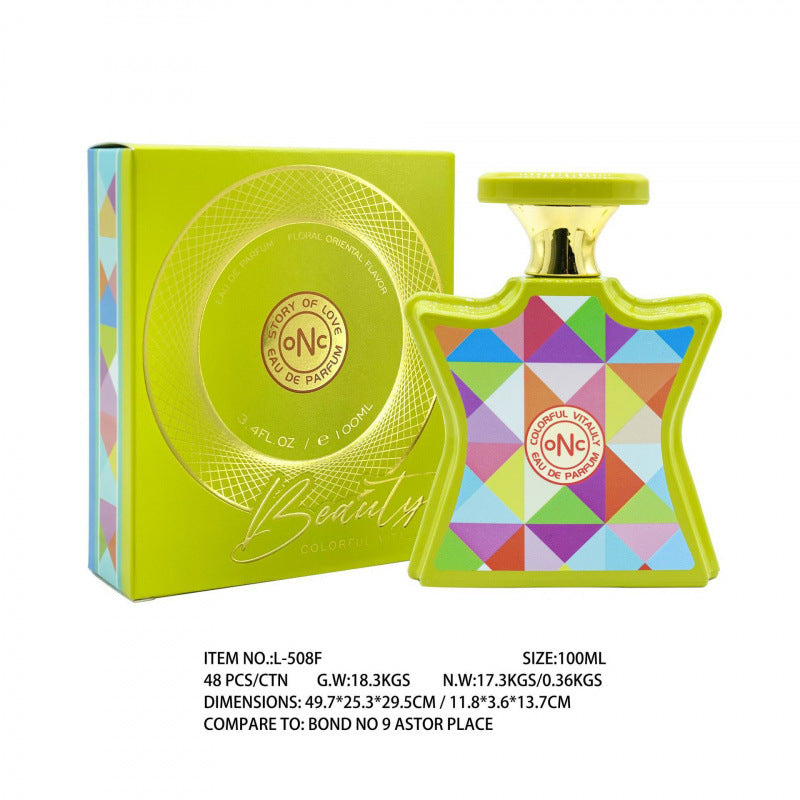Bestselling fragrance alternative: amazon hot-selling women's perfume - cross-border, all-english "perfume" floral fragrance