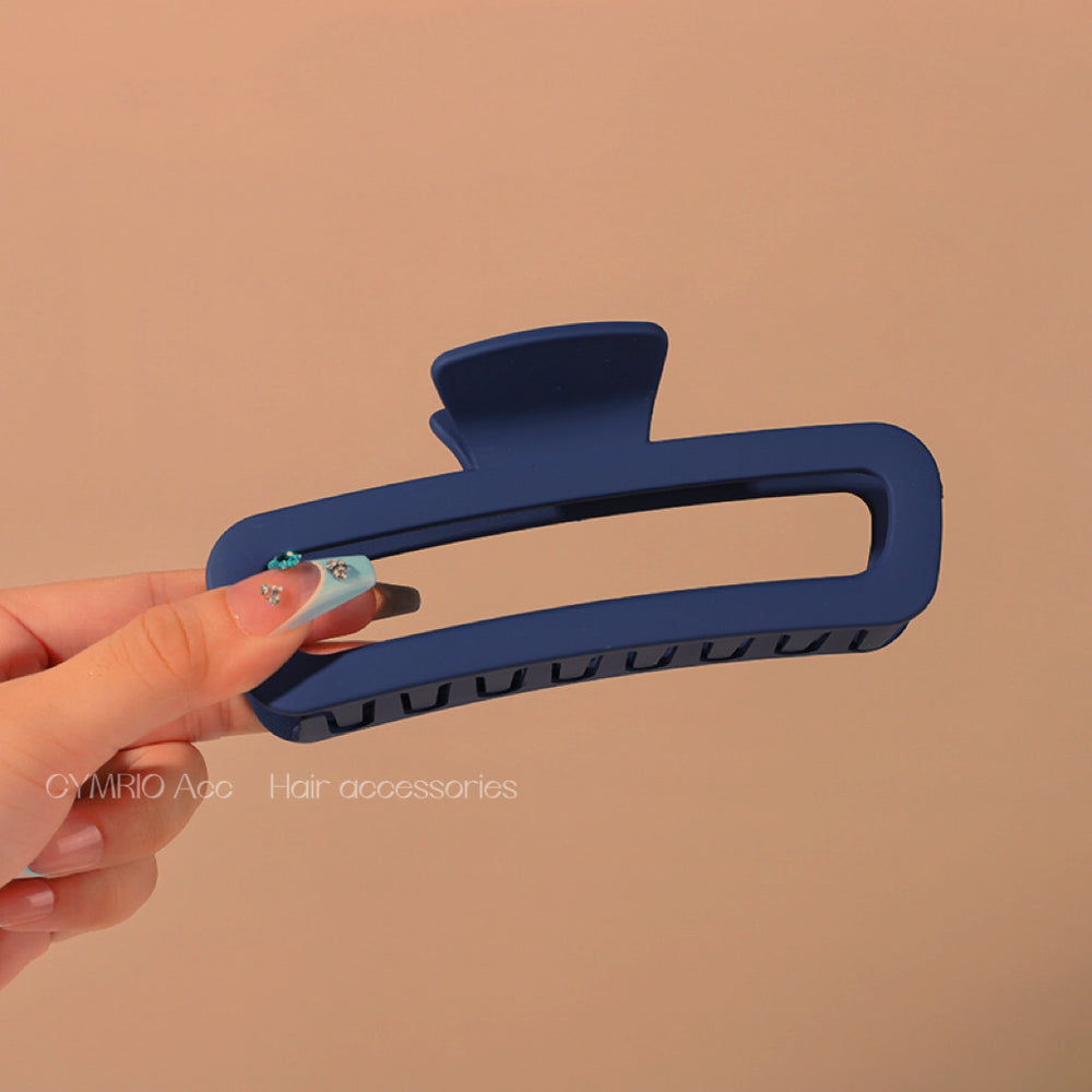 Extra large hair clip, large hair clip, back of head, hair clip, thick hair, square frosted shark clip, headwear