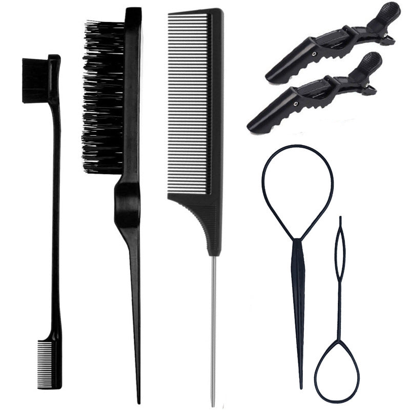 Friendly manufacturer highlights comb tip tail comb hairdressing comb hair salon hair dyeing comb steel needle hair tail comb