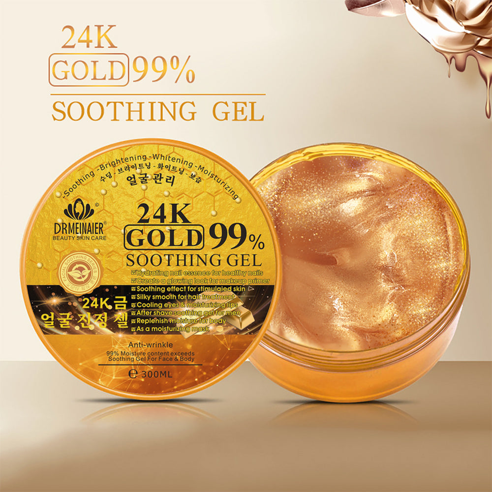 exclusive supply, hydrating, moisturizing, anti-wrinkle, 24k gold soothing facial and body gel, amazon supply