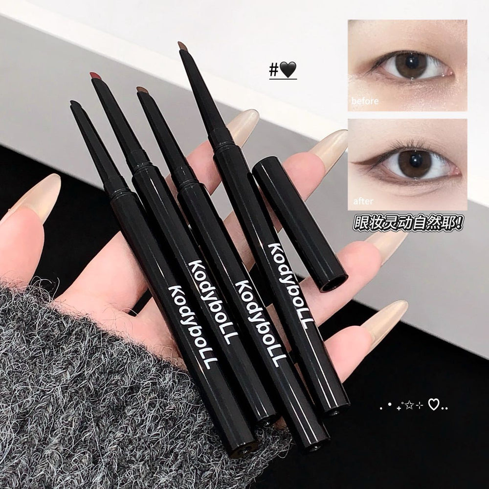 Makeup kodyboll smooth eyeliner gel pen waterproof long-lasting non-smudge eyeliner pen for beginners to silkworm pen