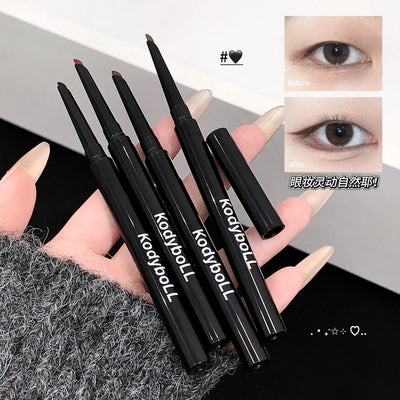 Makeup kodyboll smooth eyeliner gel pen waterproof long-lasting non-smudge eyeliner pen for beginners to silkworm pen