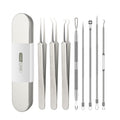 Blackhead remover kit with acne needle and tweezers - precision blackhead extractor and pimple popper tool set