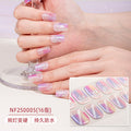 Zhengxiang custom gel nail stickers - european & american leopard print, chasing light cat eye, sparkling uv light, semi-cured nail art stickers, waterproof