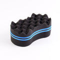 oval memory foam hair curling ball dirty braid large and small hole sponge curling tool wholesale