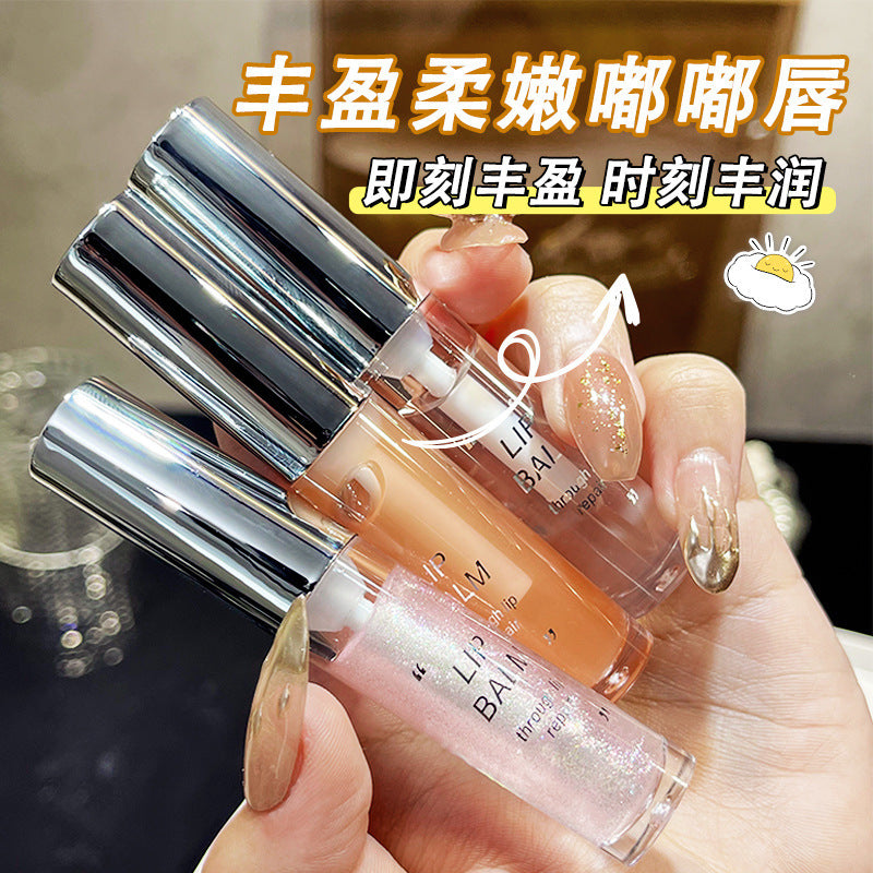 Novo soothing & hydrating lip gloss: nourishes, repairs, reduces lip lines, prevents dryness, perfect lipstick primer, clear & buildable