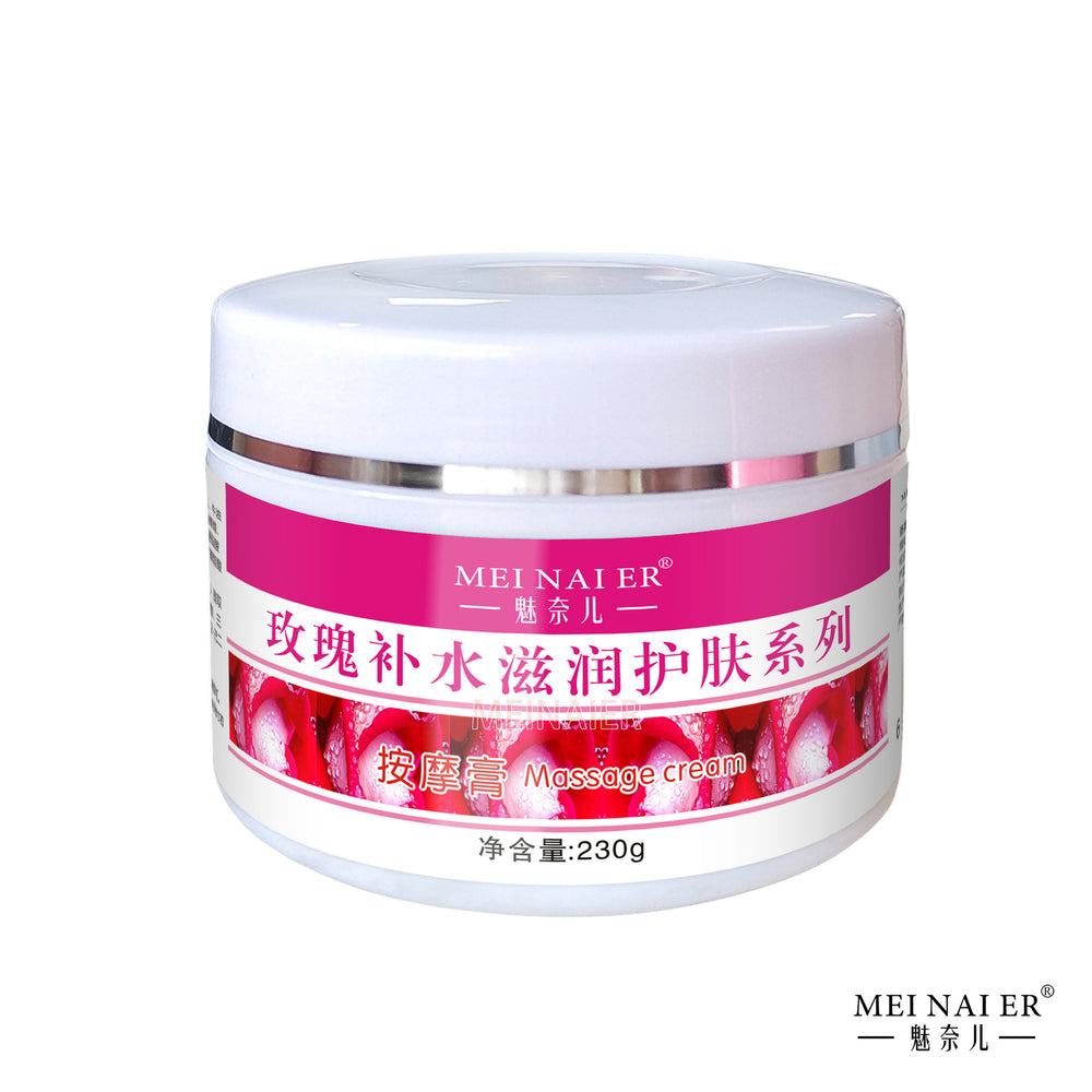 Rose massage cream facial body soothing massage cream beauty salon line skin care products wholesale 230g wholesale