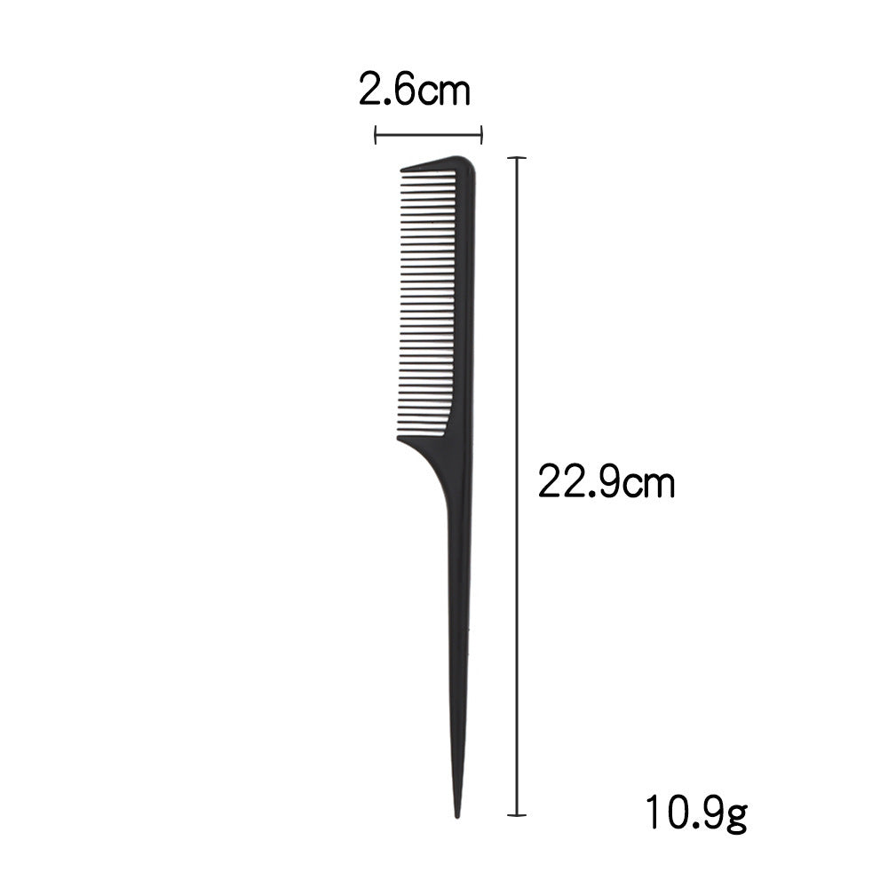 Hairdressing comb cross-border various combs barber shop special comb pointed tail dual-purpose oil head comb can be printed with logo and fixed color