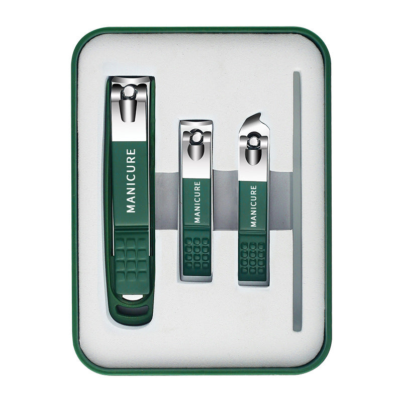 Nail clipper 4-piece gift set - manicure & pedicure tools with storage box - tiktok trending wholesale