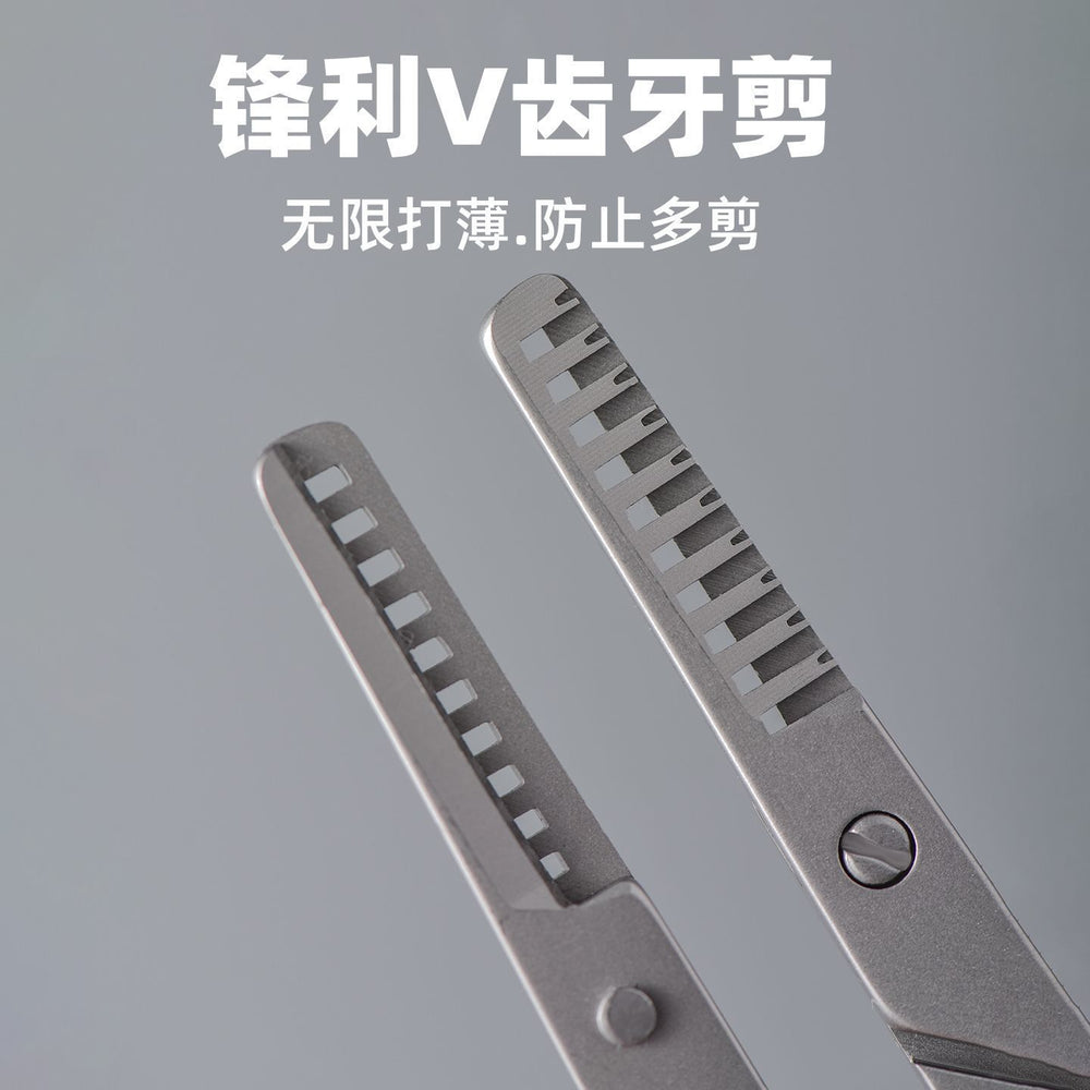 Ready-to-ship cross-border stainless steel eyebrow scissors - portable beauty scissors, anti-scratch eyebrow trimmer & comb, 2-in-1 beauty tool