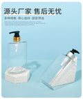 Travel bottle set - pump dispenser for shampoo, body wash, hand soap, and more - portable empty bottles for lotions and creams