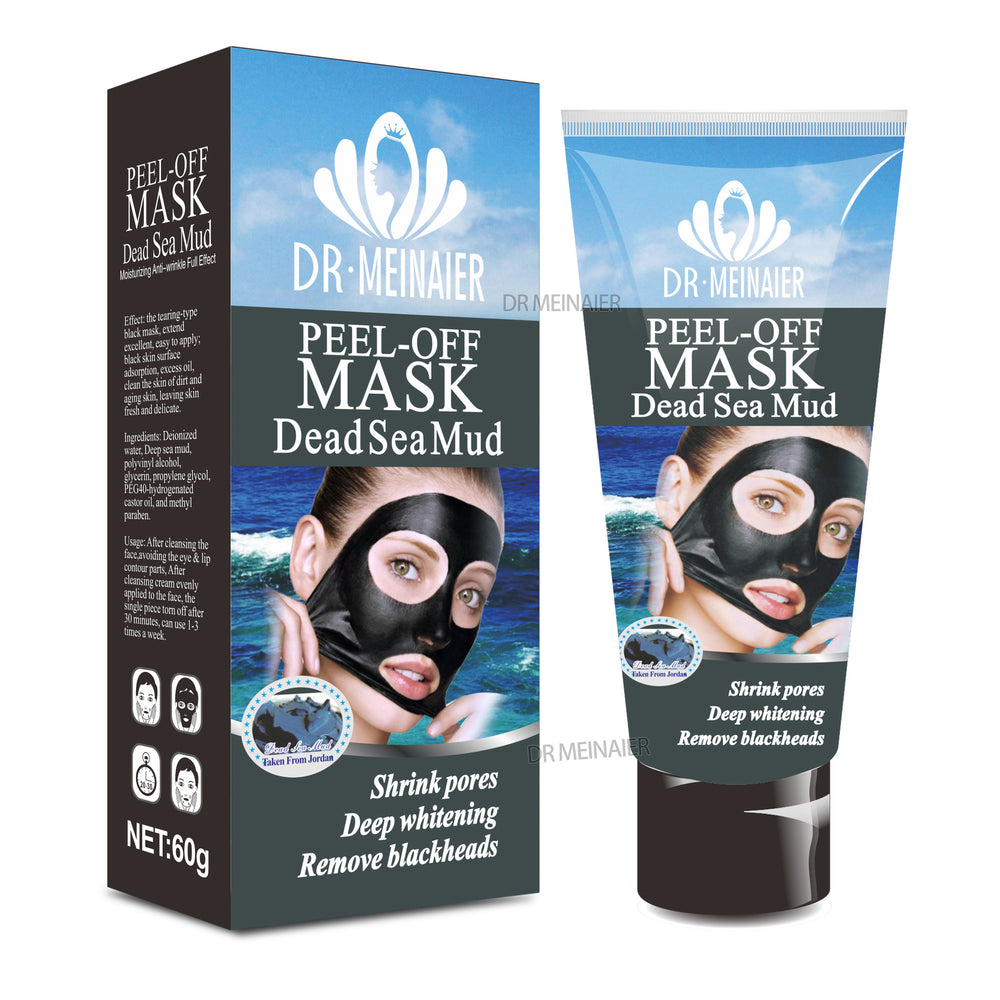 black mask to remove blackheads peel-off mask clean nose mask acne gold mask foreign trade wholesale 60g