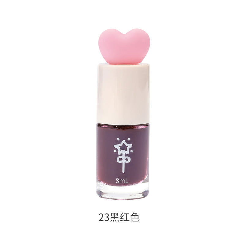 White nail polish water-based tearable whole sheet peel-off cute student new color no baking quick-drying quick-drying hot style fall and winter