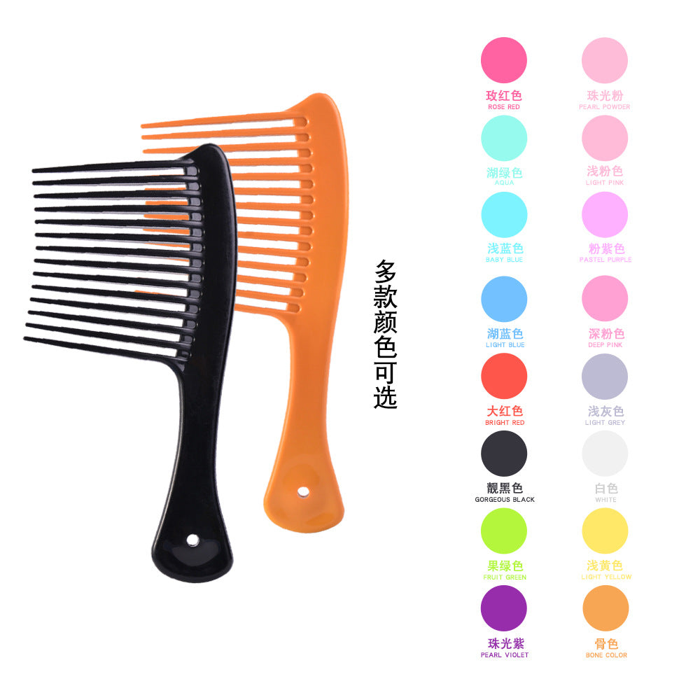 Wholesale axe comb hairdressing comb wide tooth wide tooth smooth hair comb no knot hairdressing tool comb large tooth comb