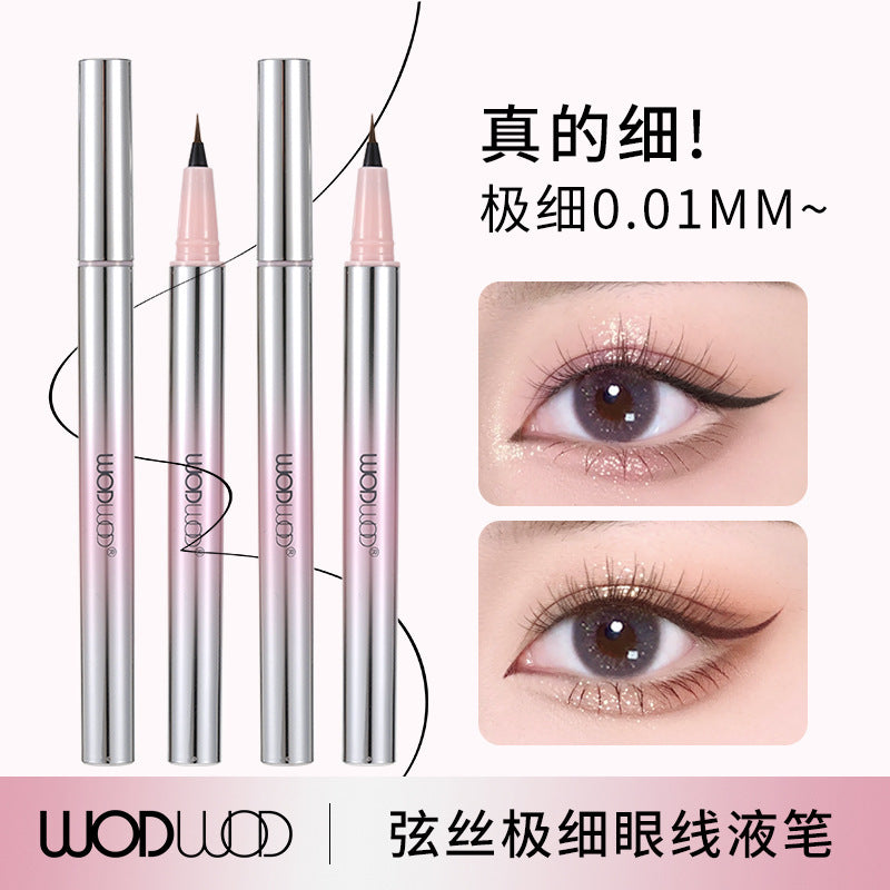 Wodwod ultra-fine eyeliner pen for women - beginner-friendly, waterproof, sweat-proof, smudge-proof, lower lash eyeliner