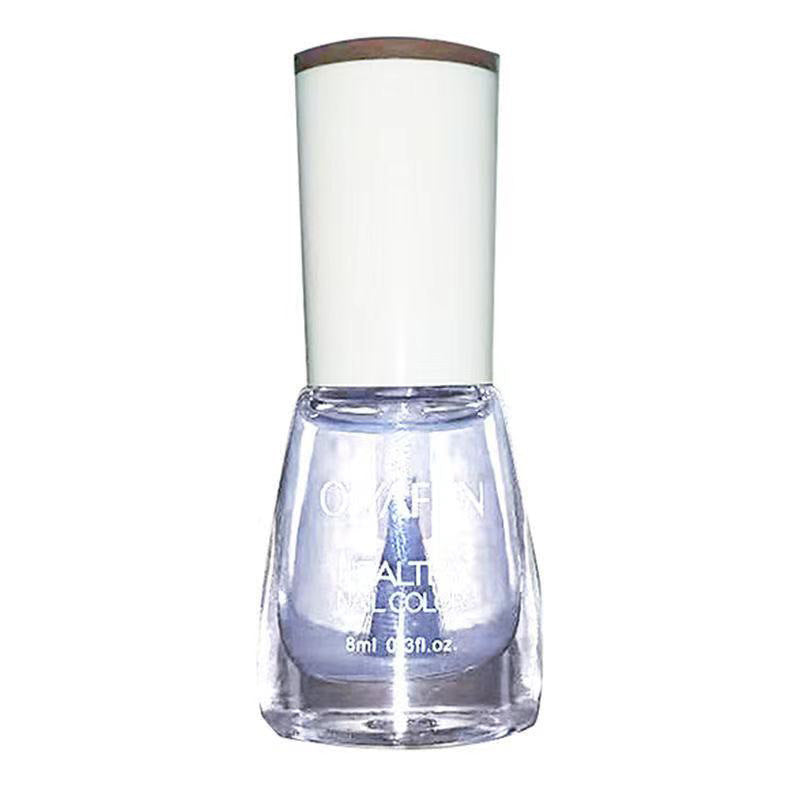 2025 summer white fine glitter no-bake nail polish non-peelable transparent glossy base oil nude colorful manicure nail polish