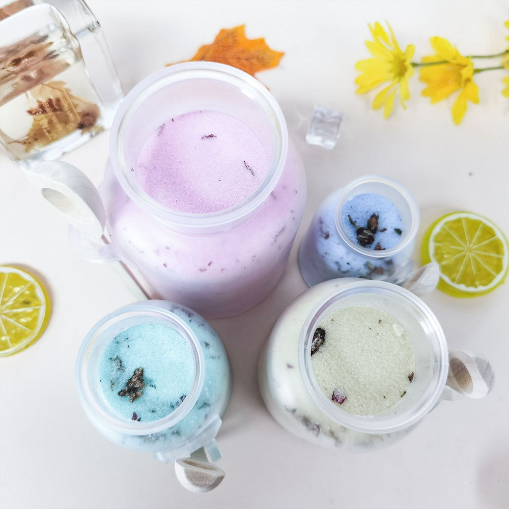 petal bath salt rose dried flower bath salt moisturizing scrub fine salt bath foot bath salt manufacturer wholesale