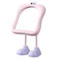 Cosmetic mirror cute desktop portable large eye mirror student dormitory for home plastic storage home mirror