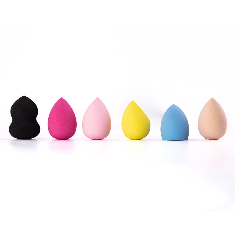 Soft beauty egg water drop gourd bevel cut sponge makeup egg dry and wet dual use colorful not easy to eat powder makeup tool