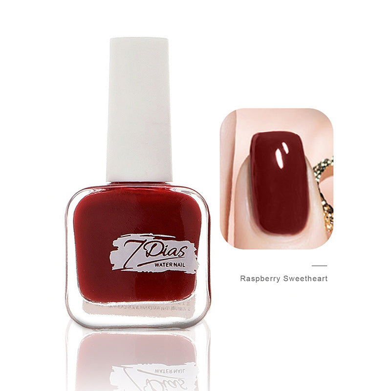 Nail polish manicure shop no-bake quick-drying long-lasting non-tearable fall and winter water-based non-peelable transparent nude nail polish
