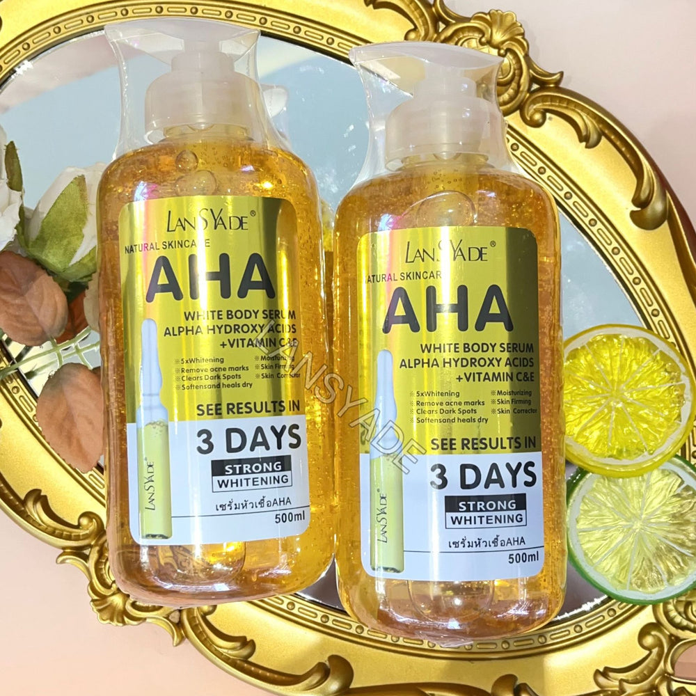 aha original liquid ampoule essence serum fruit acid moisturizing repair brightening skin removal 500ml wholesale