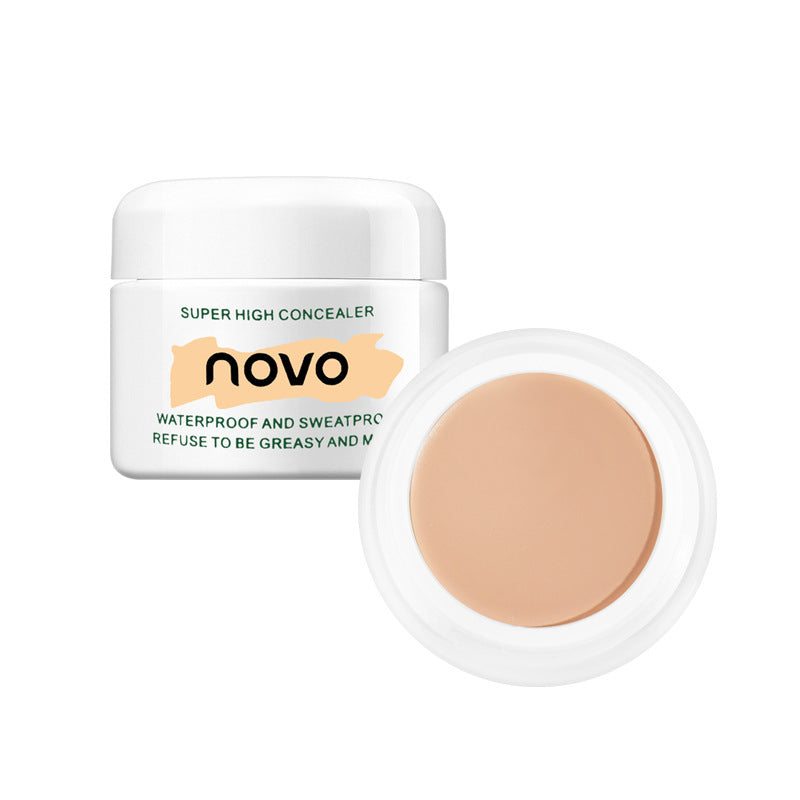 Novo hd clear concealer - ultra coverage for blemishes, dark spots, acne scars, dark circles, and tattoos - foundation cream