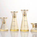 Ready-to-ship cosmetic glass bottle set packaging, including 120ml lotion and serum decanting bottles, and 50g skincare cream empty jars
