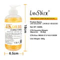 24k gold hexapeptide concentrated serum - firming & brightening essence 500ml - gold flake serum - professional salon grade
