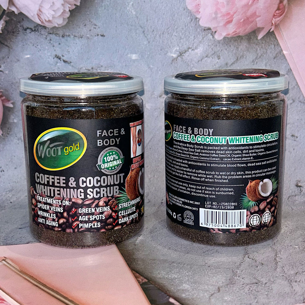 can coffee scrub salt, full body bath salt, exfoliating and chicken skin bath salt, 500gexport