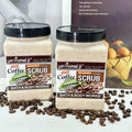 1kg strawberry coffee fruit facial scrub body exfoliator - blackhead removal, cleansing, brightening, and moisturizing