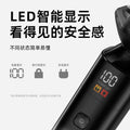 Men's nose hair trimmer multifunctional rotary magnetic three-blade electric shaver with charging base