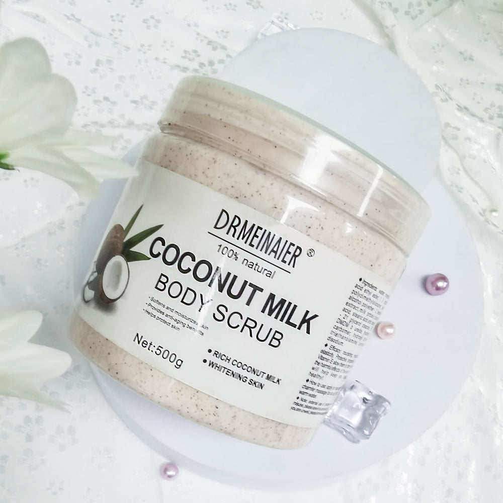 plant-based facial & body scrub - authentic wholesale, full body moisturizing, smoothing, cleansing, exfoliating, 500g skincare