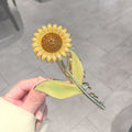 2024 new sunflower large claw clip - elegant & trendy hair clip, popular on tiktok, back of head shark clip
