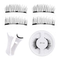 popular magnetic false eyelashes, glue-free, one-piece magnetic suction set, fox eyelashes, flatness magnetic