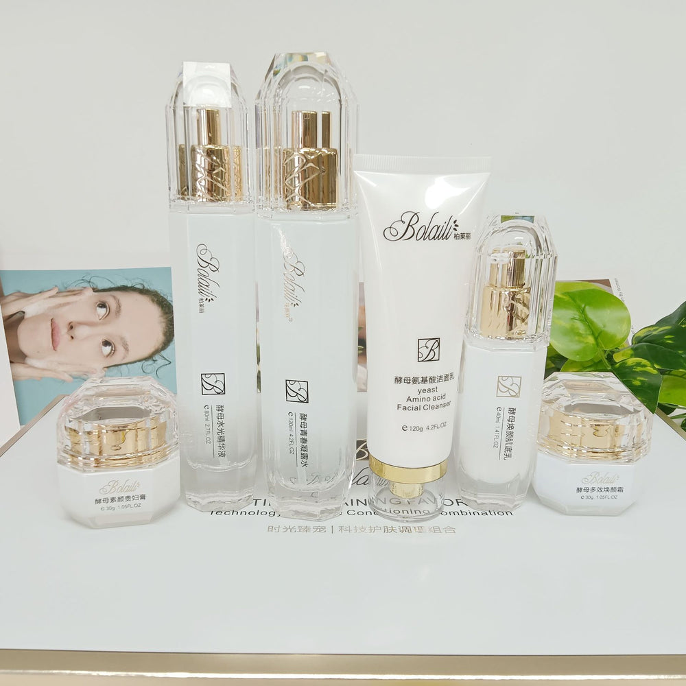 belair yeast lady cream rejuvenating six-piece box hydrating, moisturizing, concealer and skin care product set