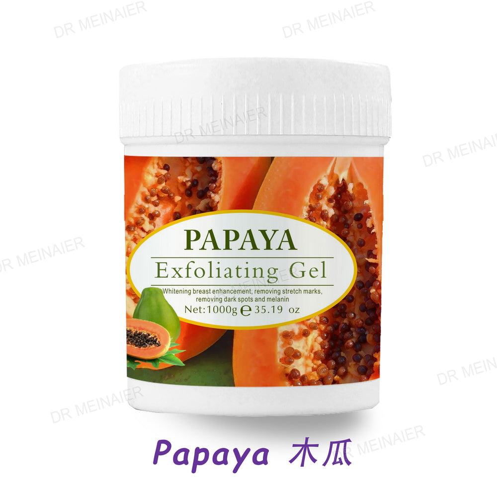 facial and body exfoliating gel, gentle and moisturizing, removes dead skin, deeply cleans pores, and treats body chicken skin