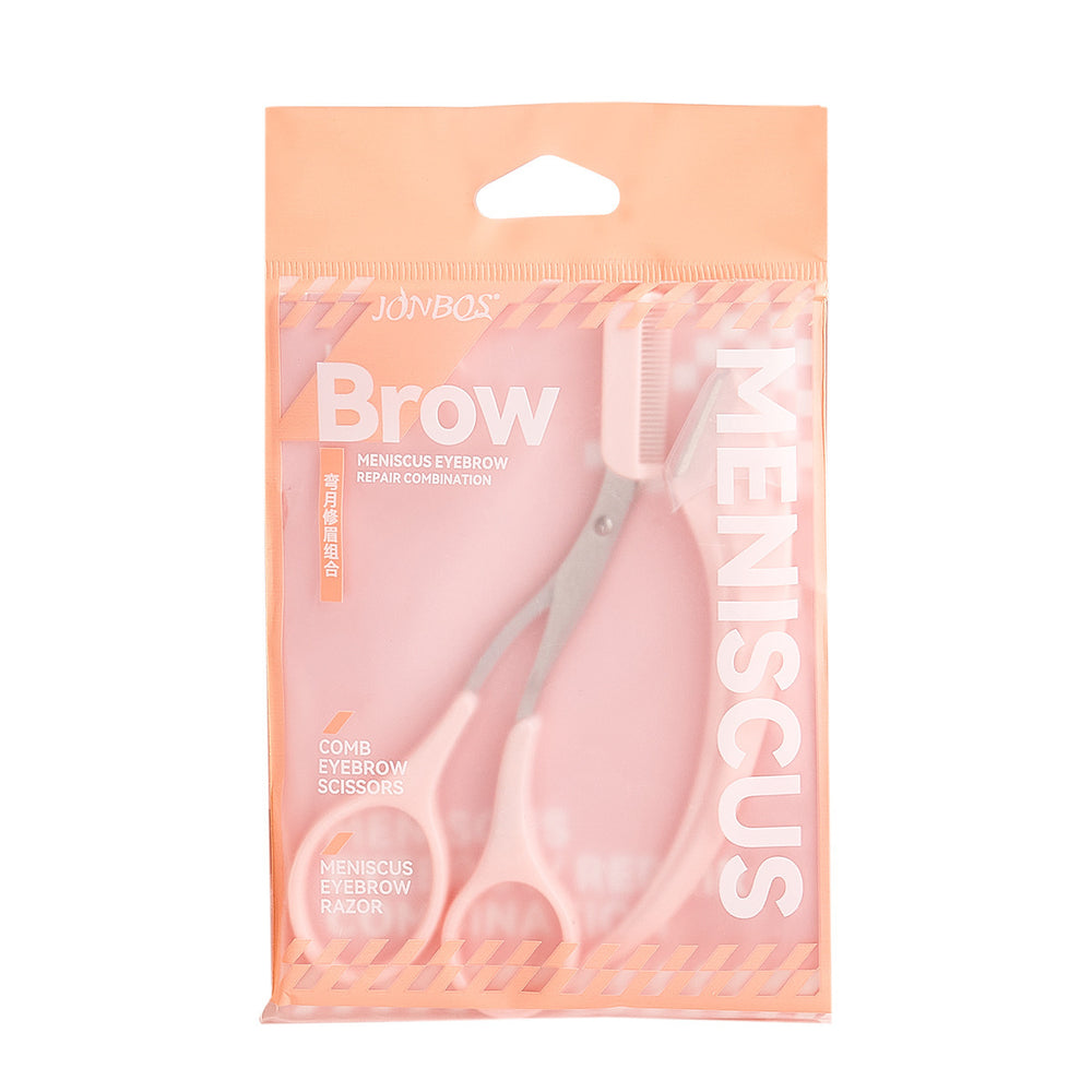 Jonbos eyebrow shaping kit: includes eyebrow scissors, eyebrow razor, eyebrow blade, and eyebrow trimmer – perfect for beginners and makeup artists